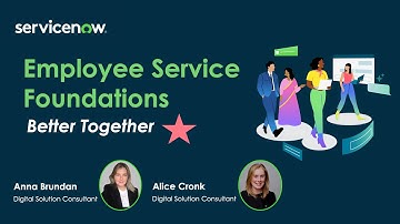 Employee Service Foundation - HR Workflows in ServiceNow