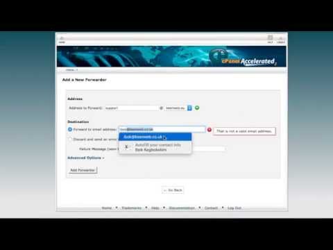 How to set up Email Forwarding on cPanel with keenweb.co.uk