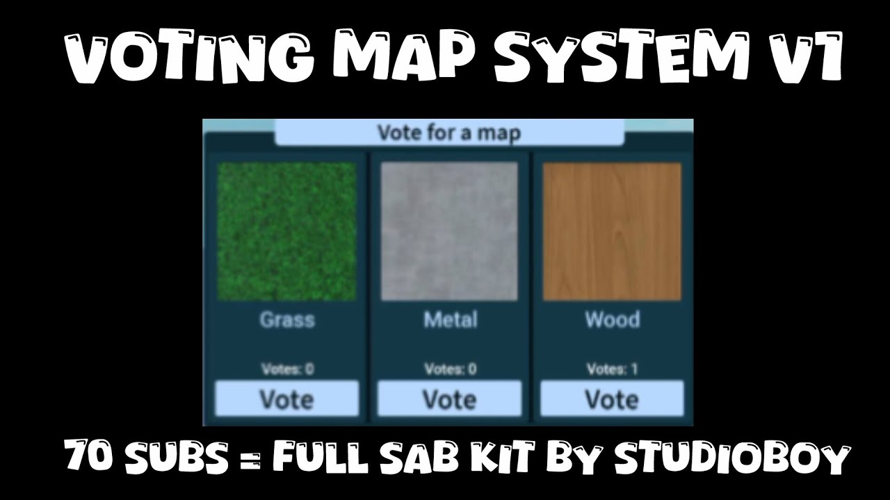 Map Voting Sytem l Studio lite tutorial [V1]