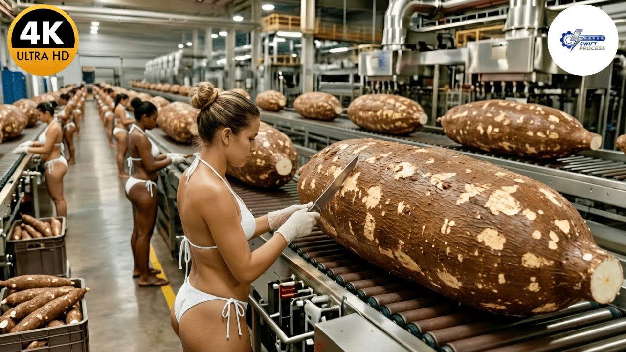 China’s Giant Cassava Flour Factory Exposed