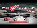 Comparing four Cherry Bomb® mufflers on my Chevy Silverado - Sound Test 5.3L V8