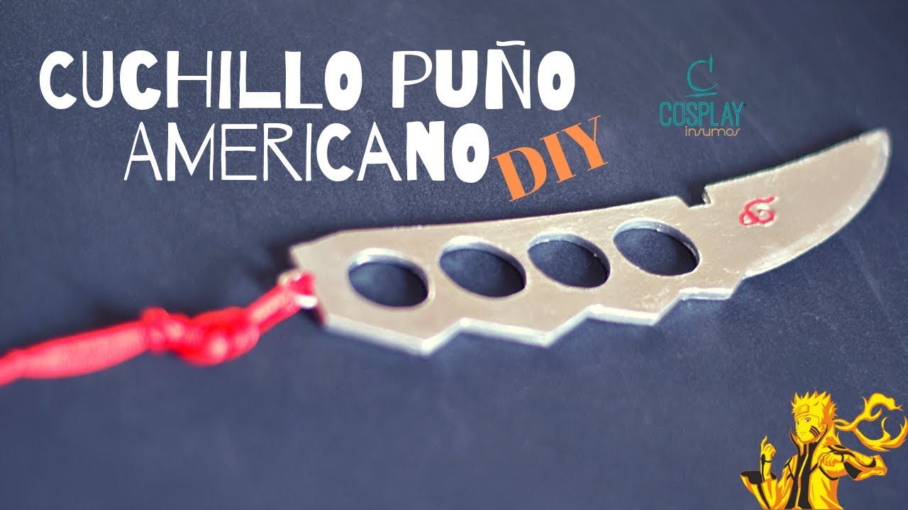 CUCHILLO PUÑO AMERICANO, NARUTO, COSPLAY PROP