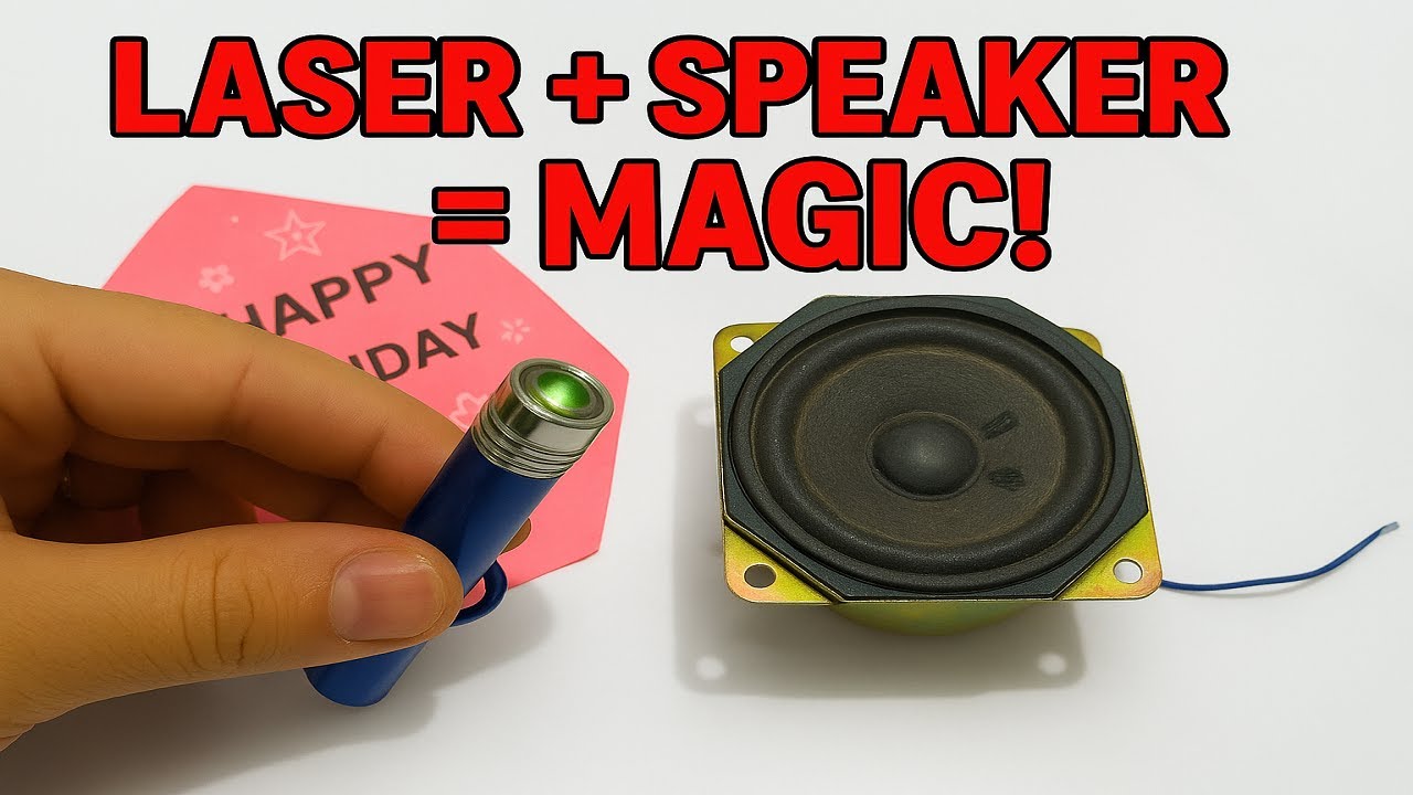 ⭐ How a Laser Can Show Sound Waves! Mind-Blowing Physics Experiment