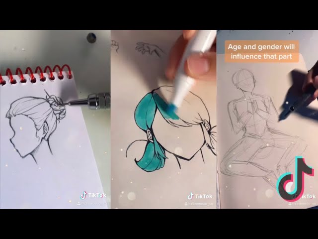 como fazer um pescoso em desenho facil|Pesquisa do TikTok