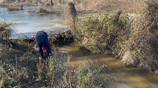 unclogging beaver dam # 2 please read description!! 12/27/22