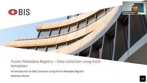 Fusion Metadata Registry -  Collecting Data using Reporting Templates