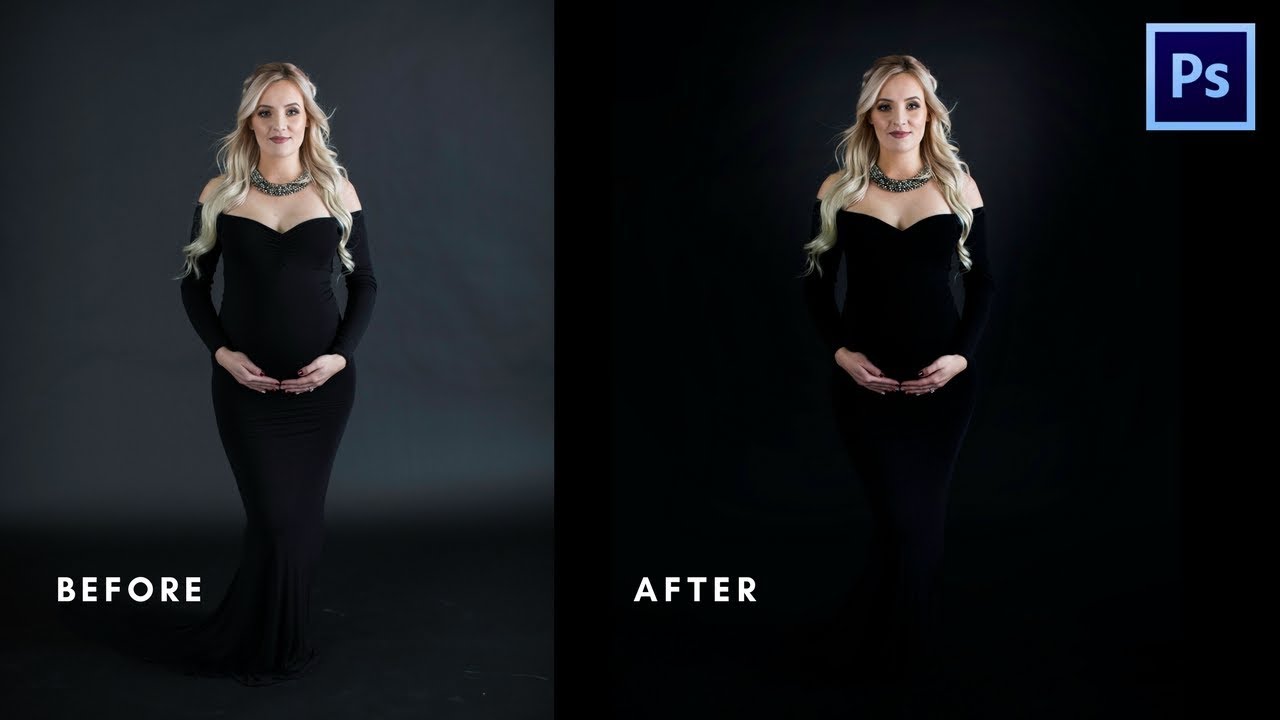 How To Make Your Photos On A Dark Background Look Better Fast! Photoshop Tutorial