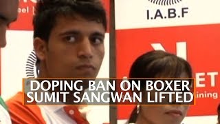 The one year ban on former asian silver-medalist sumit sangwan has
been lifted. national anti-doping agency appeals panel ruled that
intake of ba...