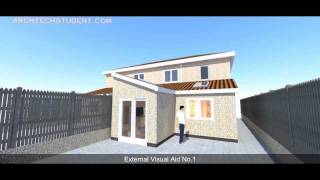 Sketchup and Kerkythea : Phelan Extension Proposal