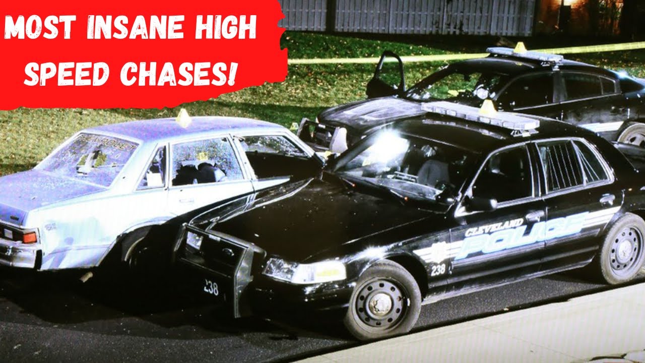 Most wildest, craziest, insane police car chases, cop chases, crazy