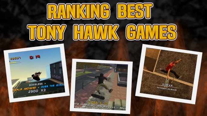 Best Tony Hawk Games Of All Time