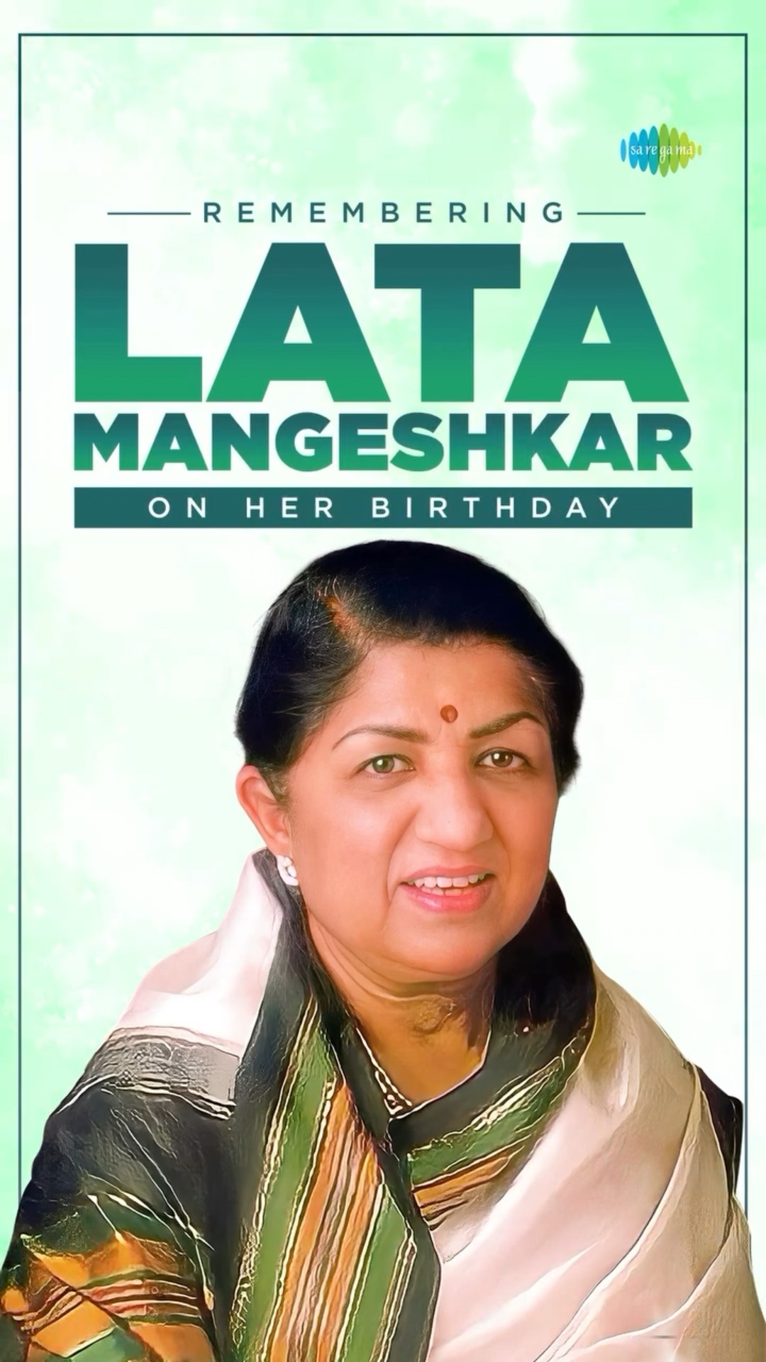 A voice that touched millions, a legacy that lives forever. Happy Birthday, Lata Ji ? #queenofmelody
