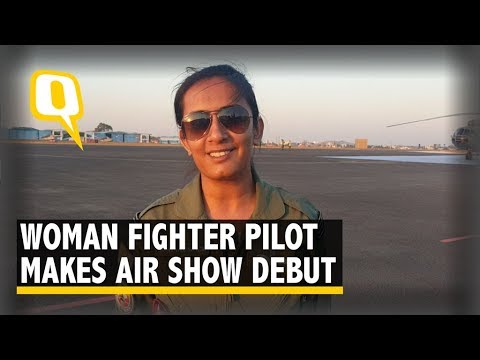 One of IAF's First Women Pilots Fly Hawk at Aero India 2019 | The Quint