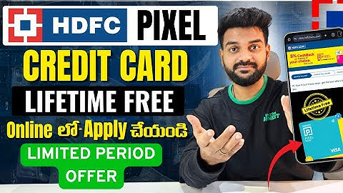 HDFC Pixel Play Credit Card: Lifetime Free Card with 5% Cashback! hdfc credit card apply online 2025