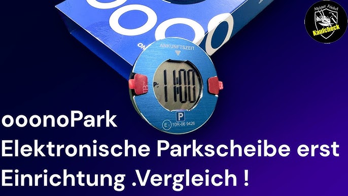 ooono Park - Elektronische Parkscheibe mit Zulassung, fürs Auto