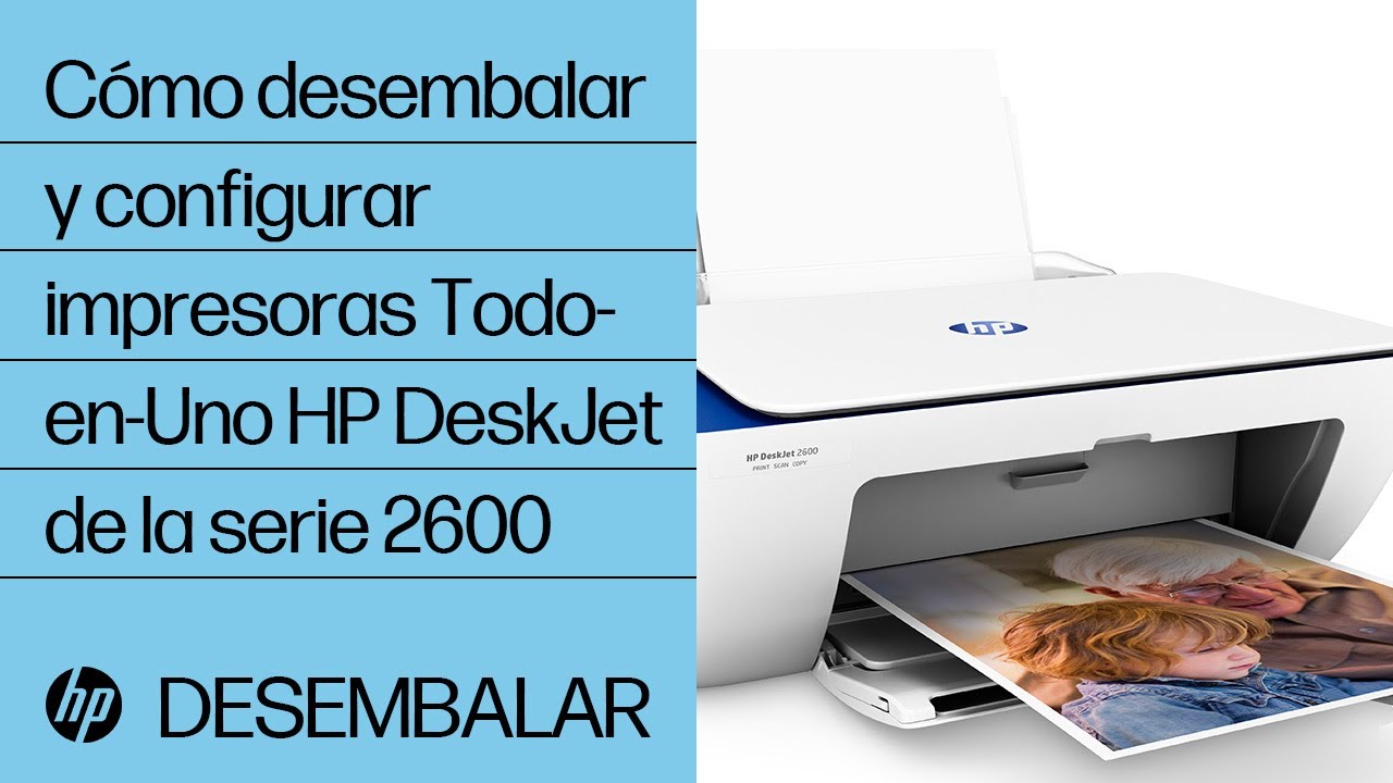 Cómo y configurar impresoras Todo-en-Uno HP DeskJet de la serie 2600 | HP DeskJet | HP -