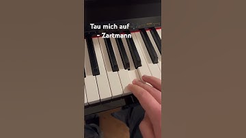Thumbnail of Tau mich auf🎶🎶 Zartmann üben Piano Cover Phillip Goik #pianocover #music #cover #pianomusic #piano