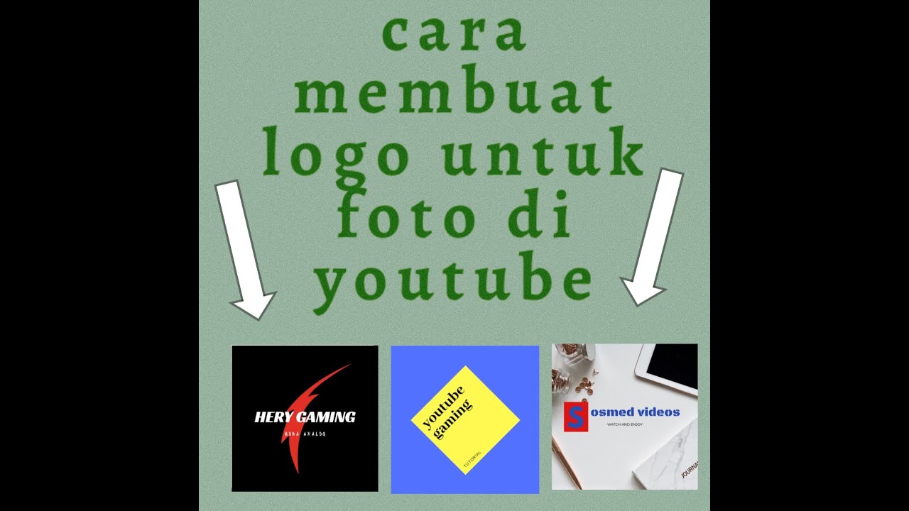  Cara  membuat  desain  logo  untuk youtube YouTube