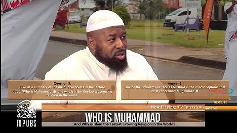 TV Interview: Who Is Muhammad & Why Is Islam The Fastest Growing Religion by Shaykh Abu Hakeem Bilal