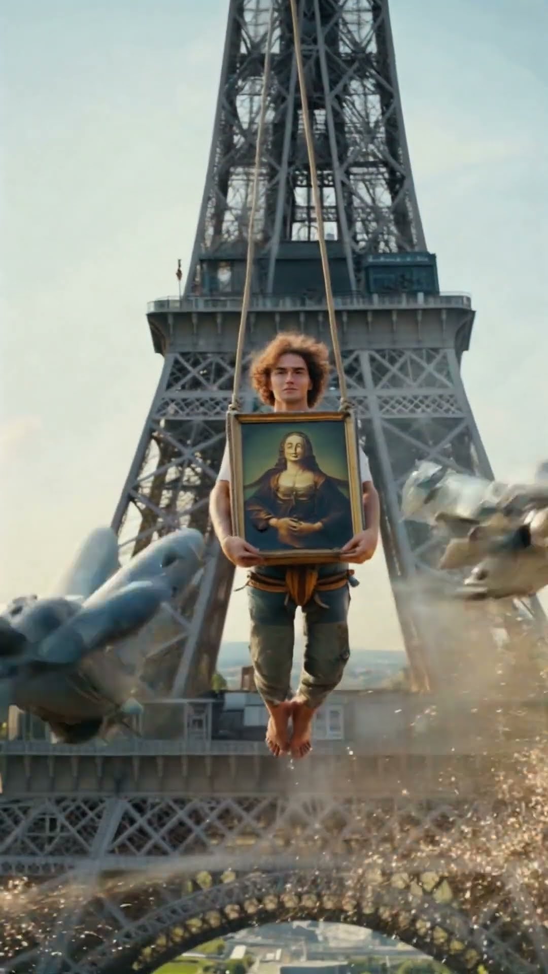 Stealing The MONA LISA From The Eiffel Tower!?