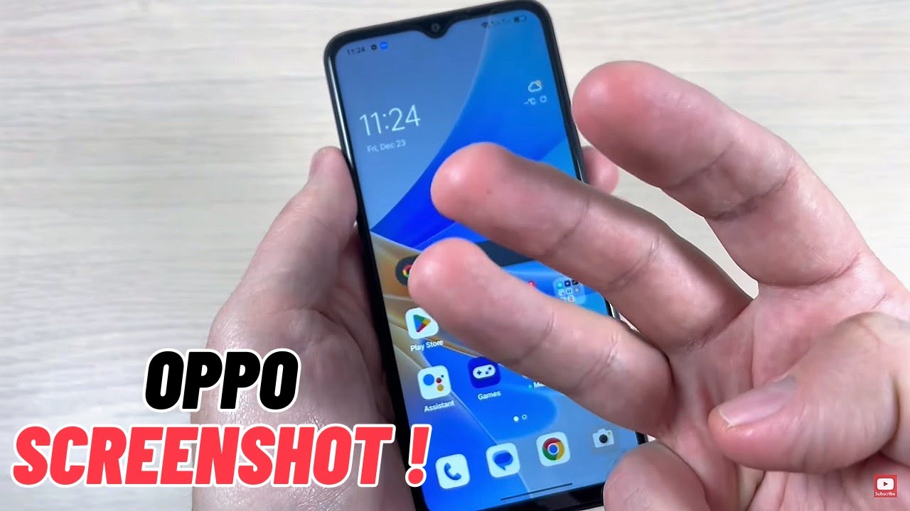 How To Screenshot On Oppo A17 - Youtube