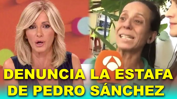 Afectada por la dana REVIENTA el programa de Susanna Griso denunciando a Sánchez