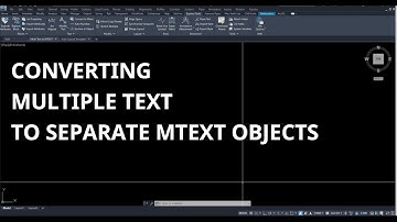 Convert Multiple Text to separate MTEXT objects.