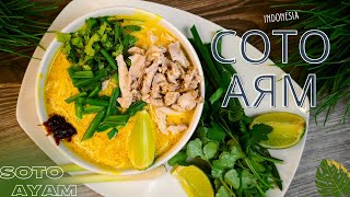 ИНДОНЕЗИЙСКИЙ КУРИНЫЙ СУП С ЛАПШОЙ | СОТО АЯМ | SOTO AYAM | Балийская Кухня | Индонезийский Суп