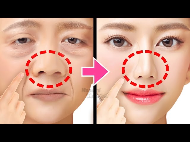 Watch until the end for her results! 🔥 Nose slimming with