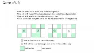 Simulation of Complex Systems 2021 - Chapter 4 - Game of Life screenshot 4