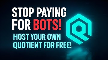 Host Your Own Quotient Bot for FREE! | Step-by-Step Setup (No Paid Subscription Needed)