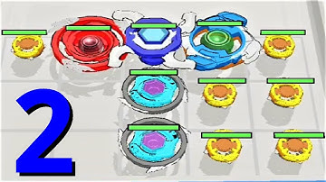 ⚔️ Spinner Merge 🔥 GAMEPLAY Part 2 Levels 17-25 (Android, iOS)