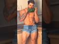 eating watermelon - handsome muscle man ❤️🌈 #gay #lgbt #muscle #hotboii #man #viral #shorts