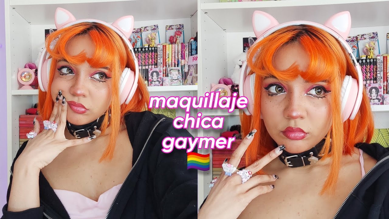 Maquillaje chica gaymer con mis productos favoritos ♡