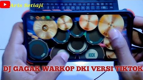 DJ GAGAK WARKOP DKI VERSI TIKTOK | REAL DRUM
