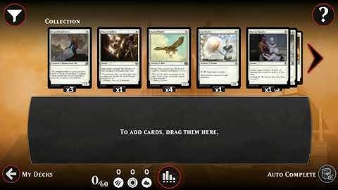 BUILDING A DECK - Magic Duels Part 1