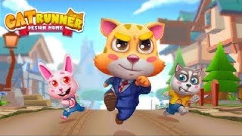 Cat Runner Game - Run, Jump and Collect Gold Coins💰💰 - Android IOS Gameplay.