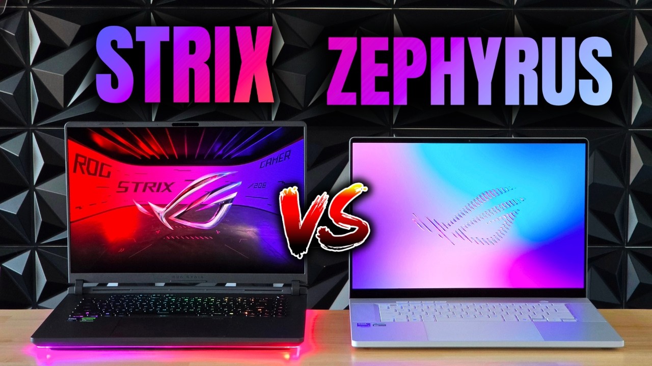 Strix G16 vs Zephyrus G16 (2026) – THICK vs THIN Gaming… — Transcript