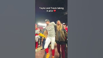 Travis and Taylor celebrate another AFC Championship (via NFL/TT)