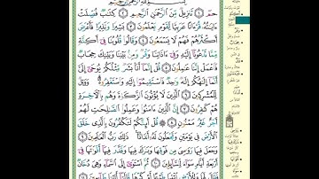 صفحه ٤٧٧ مكرره ٧ مرات بصوت الشيخ العفاسي سوره فصلت