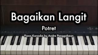 Bagaikan Langit - Potret | Piano Karaoke by Andre Panggabean