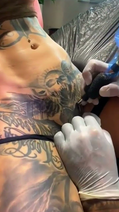 #short #shorts #tatto #piercing #intim tatto on vulva