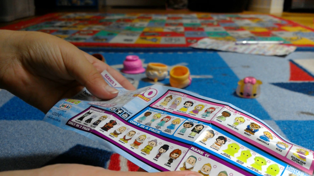 Opening a Disney ooshies 4 pack!!!!!!