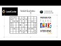 Leetcode 36| Java Program to check Valid sudoku or not