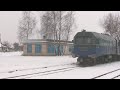 Тепловоз ТУ2-062 в Зарічному/ УЖД Антовка - Заречное / Narrow gauge railway Zarichne station