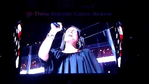 National Anthem singer Julie Kovach
