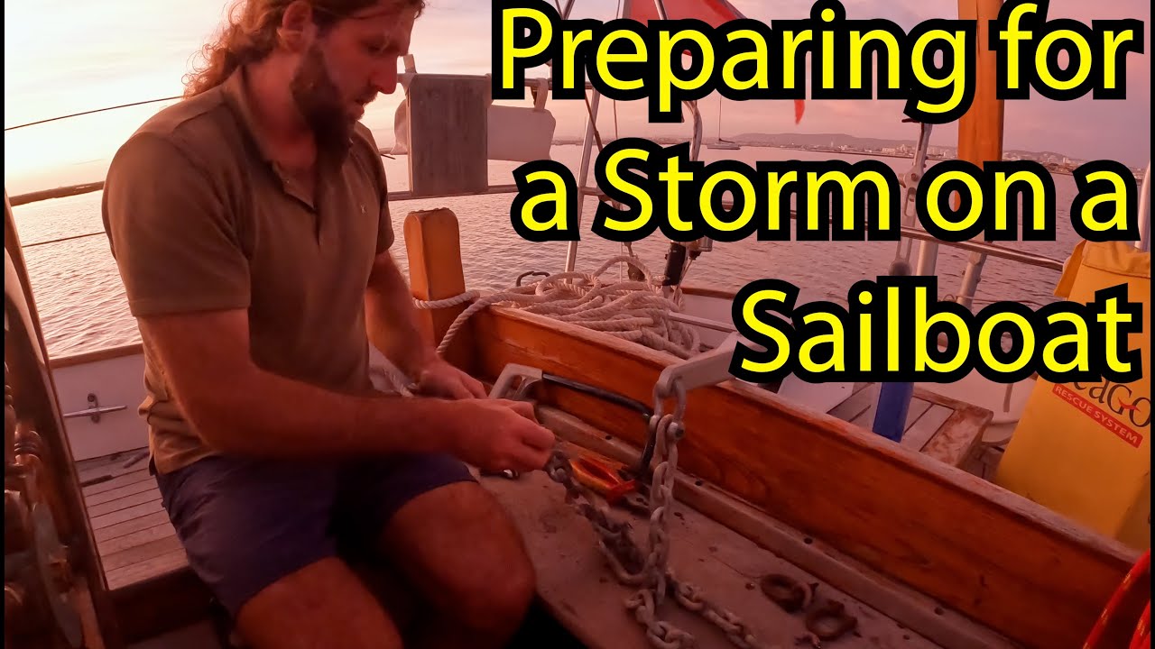 ⁣Episode 19 - Hiding From A Storm On A 40ft Sailboat. The Incompetent Crew.