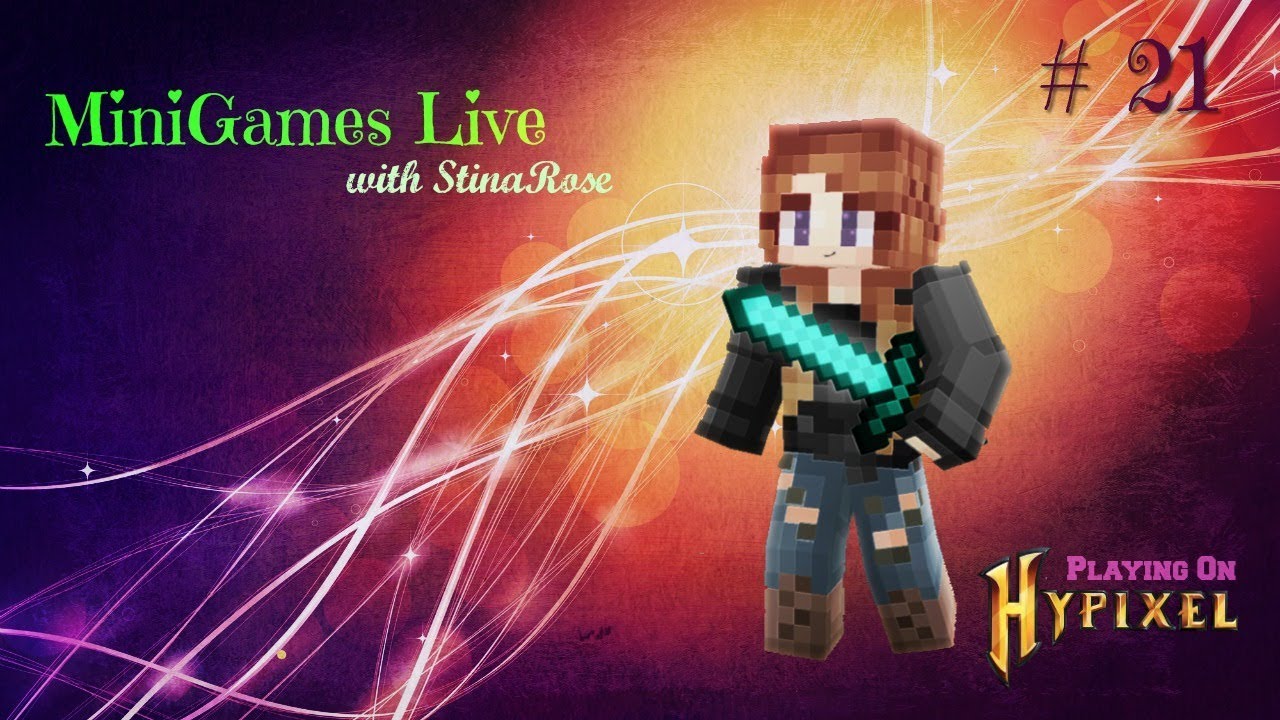 LIVE Hypixel - Minecraft MiniGames - Ep 21 - YouTube