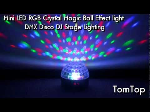 Disco Magic Ball 10W LED USB MP3 Muster Bühnenlicht Fernbedienung DJ Party KTV