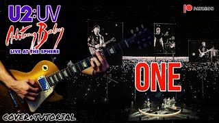 U2 - One (Guitar Cover/Tutorial) Live From Chicago 2005 Free Backing Track Line 6 Helix The Sphere